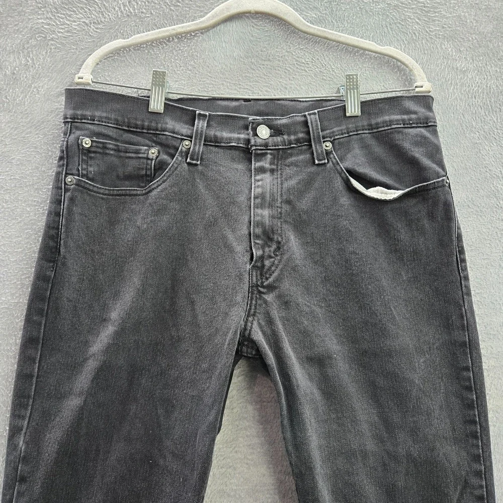 Levi's 511 Men Jeans 34x34‎ Gray Denim Slim Straight Pockets Mid Rise Cotton